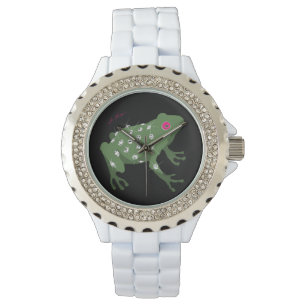 montre bling bling de grenouille