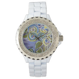 Montre Blue and Purple by Lydia's Art Sangria