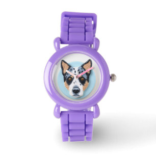 Montre Blue Heeler Chien 3D inspiré
