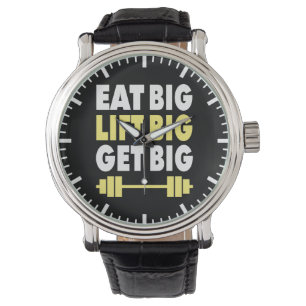 Montre Bodybuilding - Mange Gros, Ascenseur Gros, Gros