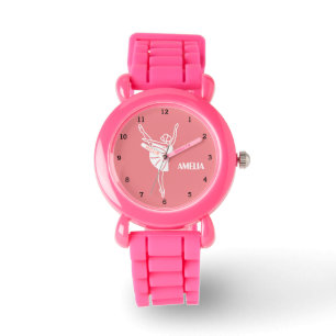 Montre Boho Ballerina Ballet Tutu Girl Exercice rose