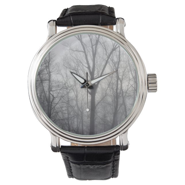 Montre Bois gris des arbres (devant)