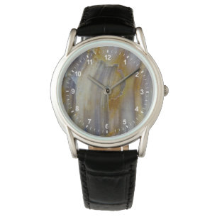 Montre Bois pétrifié ondulé