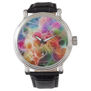 Montre Bokeh Abstrait coloré éclairage Electricity