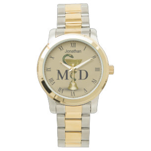 Montre Bol de serpent beige Hygieia Médicale Docteur Médi