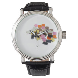 Montre Bonbons Licorice avec espace de copie