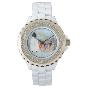 Montre Bonhomme de neige magique