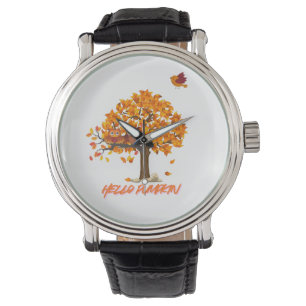 Montre "Bonjour Citrouille Fall - Cosy automne Far