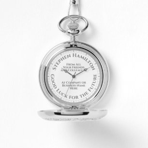 Montre Bonne Chance pour le Futur Cadeau de Départ Pochet