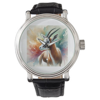 Montre Bontebok in watercolor 220924AREF116 - Watercolor
