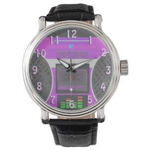 Montre Boombox des années 80 mignonnes