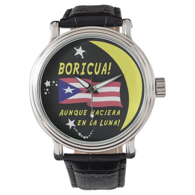 Montre Boricua ! N'importe où ! (devant)