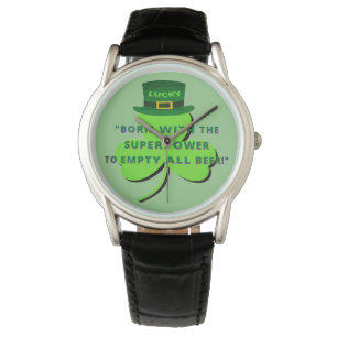 MONTRE "BORN WITH THE SUPERPOWER TO EMPTY ALL BEER !" T