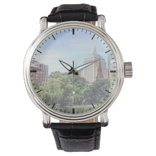 Montre Boston MA - Vue depuis Boston Public Garden