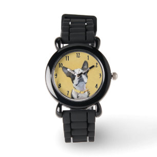 Montre Boston Terrier Peinture - Cute Original Chien Art