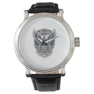 Montre Bouclier de bataille patriotique Symbole inspiré d