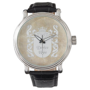 Montre Bouclier héraldique personnalisable