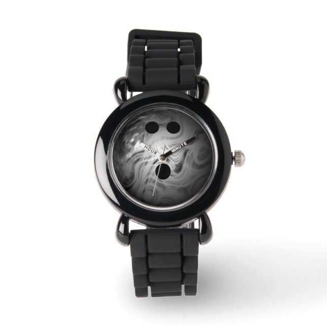 Montre Boule de Bowl Argent Swirl (Recto)