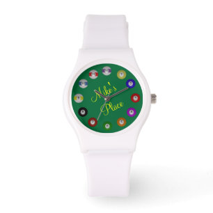 Montre Boule de piscine de billard numérotée