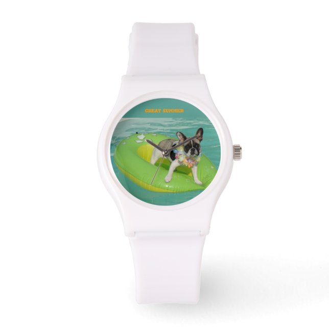 Montre Bouledogue français été Bouledogue Français (Recto)