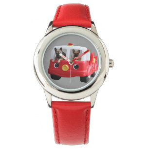 Montre Bouledogue français voiture French Bulldog