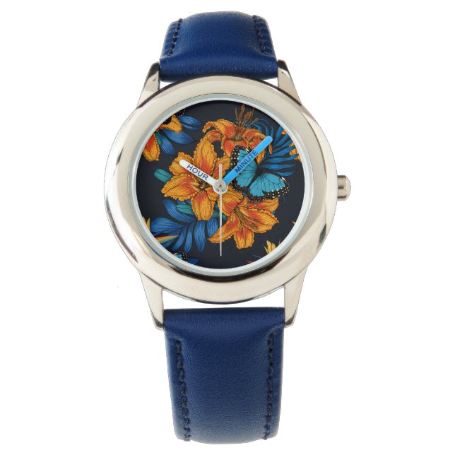 Montre Bouquet tropical (devant)