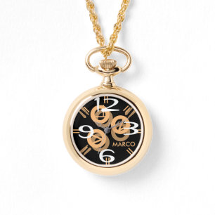 Montre-bracelet à deux tons surdimensionnée pour f