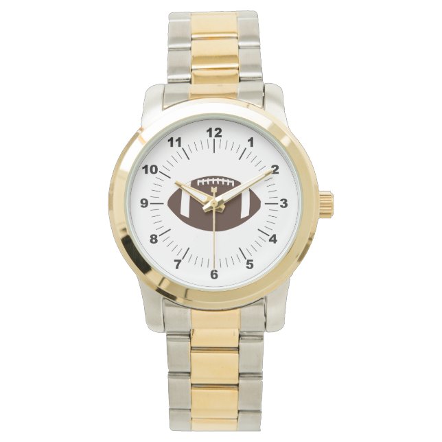Montre-bracelet à deux tons surdimensionnée pour l (devant)