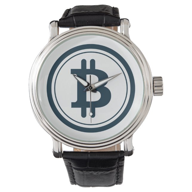 Montre-bracelet bitcoin (devant)