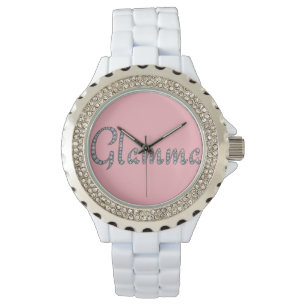 Montre-bracelet bling de Glamma