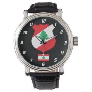 Montre-bracelet de coutume de Lebanon*