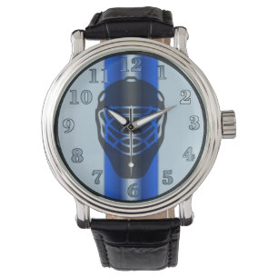 Montre-bracelet de hockey en masques de la Ligne b