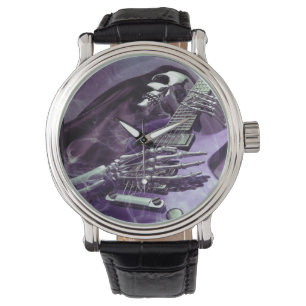 Montre-bracelet de la guitare de la faucheuse