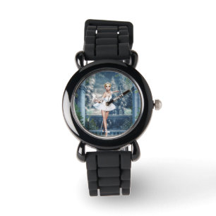 Montre-bracelet de princesse Ballerina Glitter de