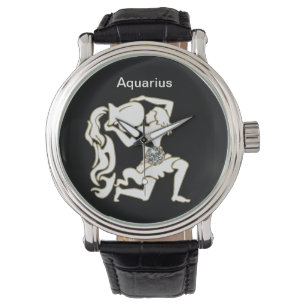 Montre-bracelet de zodiaque de Verseau