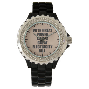 Montre-bracelet drôle de nouveauté