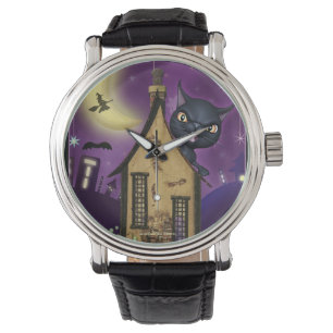 Montre-bracelet éffrayante de Chambre de sorcièr