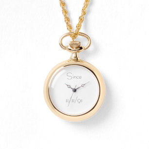 Montre-bracelet élégante de date de sobriété