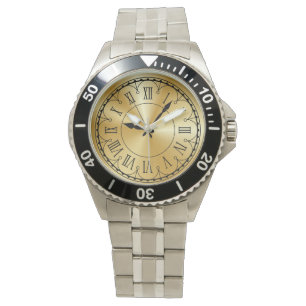 Montre Bracelet en acier inoxydable élégant Unisex Oversi