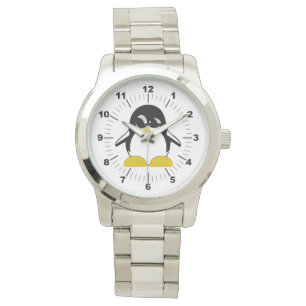 Montre-bracelet en argent surdimensionné pour femm