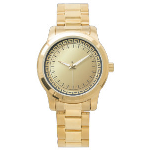 Montre Bracelet en or surdimensionné élégant pour hommes
