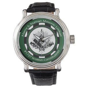 Montre-bracelet maçonnique de la loge #1727 de