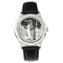 Montre-bracelet manchot pour enfants