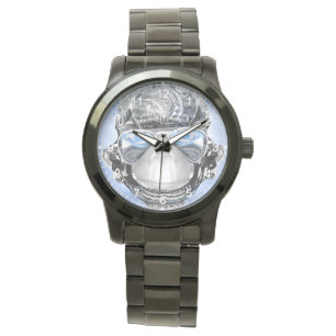 Montre Bracelet noir pare-chocs Unisex