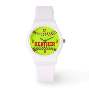Montre-bracelet personnalisée du base-ball