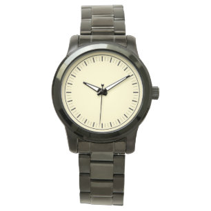Montre bracelet pour homme noir oversize moderne