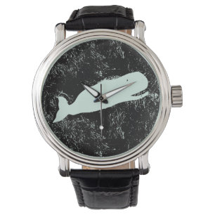 montre-bracelet riante de baleine blanche