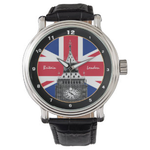 Montre British Flag & Big Ben - Londres, Royaume-Uni /fan