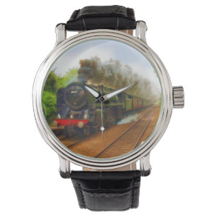 Montre British Railway Steam Train pour Trainspotspotters