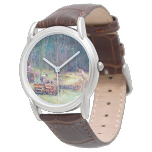 Montre Bûcherons Charbonniers Tom Roberts 1886